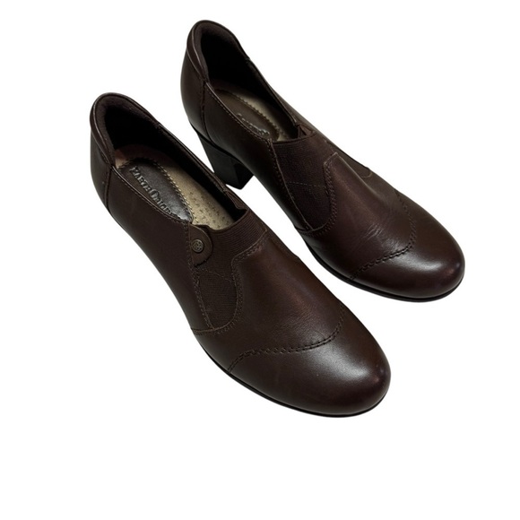Earth Origins by Earth Beatrice brown leather booties shoes size 7.5 - Picture 1 of 8